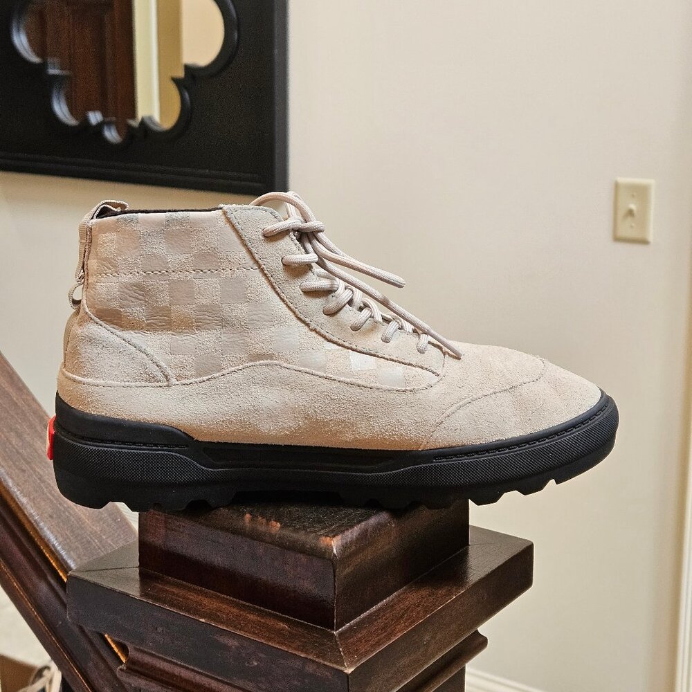 Vans Women's Suede "Cold Weather" High Top Sneaker Boots, Cream, Sz 8.5 - Picture 8 of 16